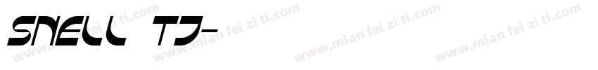 snell tj字体转换